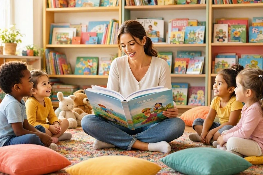 Children book author reading