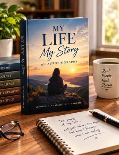 Designer reviewing a striking book cover concept