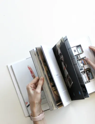 Book formatting and typography detail